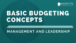 (L029) Basic Budgeting Concepts - Leadership and Management