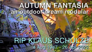 RIP Klaus Schulze - A Tribute. Retro nature #modular AUTUMN FANTASIA #eurorack impro #bloom #fxaidxl