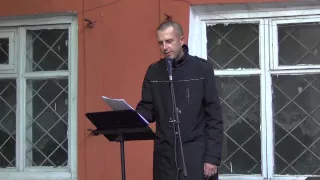 Владимир Горобец читает стихотворение Бэллы Ахмадулиной "Дуэль"