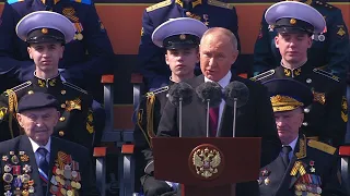 Vladimir Putin's speech at Moscow Victory Day Parade 2023 (Full - English Subtitles)