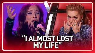 Left at Sea 😱 Her EMOTIONAL story left the Coaches in tears on The Voice | #Journey 172