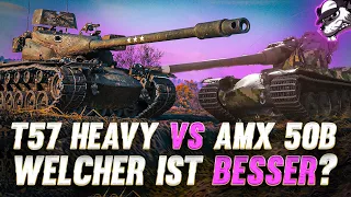 T57 Heavy vs. AMX 50B - Welcher ist besser? [World of Tanks - Gameplay - Deutsch]