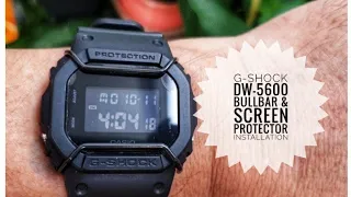 Casio G-Shock DW-5600 Bullbar & Screen Protector Installation