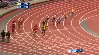 Jamaica Break Mens 4x100m World Record   London 2012 Olympics mp4