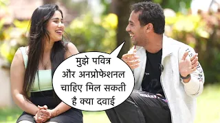 Muje Unprofessional Cahiye Dawai Flirting Prank On Cute Actress By Basant Jangra