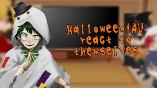 Halloween!AU react to themselves ||  Bakudeku, slight ShinKami || MHA/BNHA