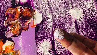 3D EFFECTS FINGER KISSES ~ Part two~ amazing offset swipe pseudo blooms~ botanical effects