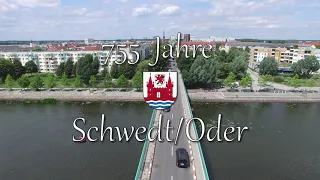 Historische Zeitrafferaufnahme von Schwedt.