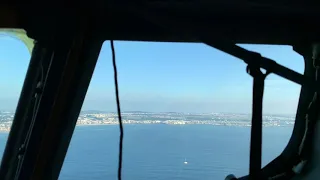 Landing at Kadena AFB Okinawa Japan cockpit view