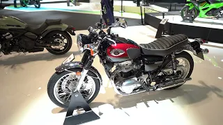 KAWASAKI W800 Classic 2024 motorcycle in EICMA Italy