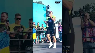 OLEKSANDR USYK INSANE JUGGLING SKILLS AHEAD OF DANIEL DUBOIS FIGHT #Shorts