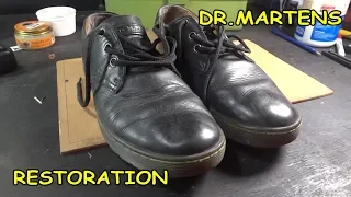 Repair Dr. Martens Shoes, restoration shoes (thrift shop)