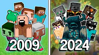 La Evolución Completa de Minecraft (2009 - 2024)