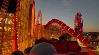 Disneyland Incredicoaster at sunset. 9/25/22