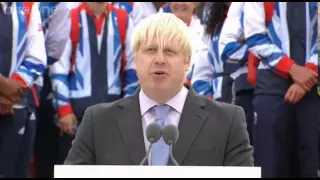 Mayor of London Boris Johnson's Speech - Our Greatest Team: Athletes' Parade Live - BBC One