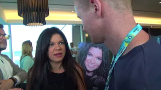 ESCKAZ in Lisbon: Interview with Ruslana (ESC2004 winner) at press meeting