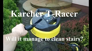 Karcher T-Racer T350 - Patio Cleaner - Real test on outdoor stairs - Will it handle the job?