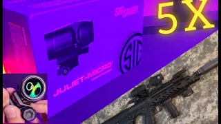 Help Quickly Identify BEFORE Engaging : JULIET 5x MICRO Magnifier by SIG SAUER (Unboxing Review)