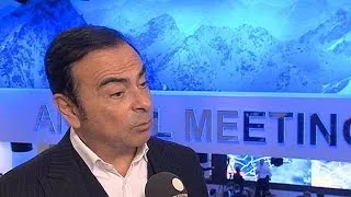 Renault's Carlos Ghosn on autonomy, connectivity and safety at the wheel - davos