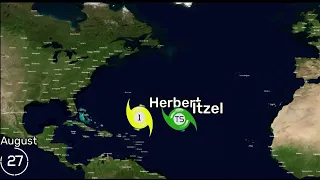 1990 What Might Have Been Atlantic Hurricane Season Animation