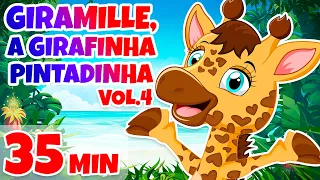 Giramille, a Girafinha Pintadinha Vol. 4 - Giramille 35 min | Desenho Animado Musical