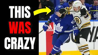 The Toronto Maple Leafs vs Boston Bruins Game Almost Broke NHL Hockey HISTORY!!! | NHL Hockey News