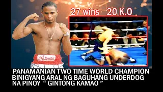 GINTONG KAMAO PINAG LARUAN LAMANG ANG ISANG TWO TIME WORLD CHAMPION NA HEAVY UNDERDOG SA LABAN