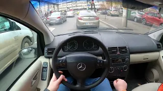 2006 Mercedes A Class W169 (2.0 CDI 109 HP) City Driving | POV Test Drive @goprodrivepov9549