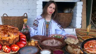 Cooking 8 ancient traditional dishes for EASTER in Ukrainian village! Collection of amazing food