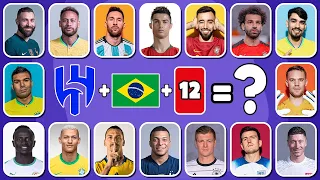 Guess The Football Player By Song, nationality, club and red Cards | Ronaldo, Messi, Mbappe, Neymar