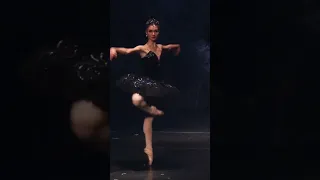 Black pas de deux from the Russian ballet "Swan Lake"