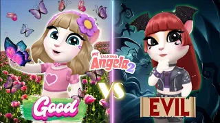 GOOD ANGELA 👼 vs EVIL ANGELA 🧛‍♀️ || COSPLAY | GAMEPLAY | MAKEOVER | MY TALKING ANGELA 2