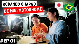 PRIMEIRO DIA viajando de mini motorhome pelo Japão