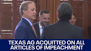 Texas AG Ken Paxton acquitted on all articles of impeachment | FOX 7 Austin