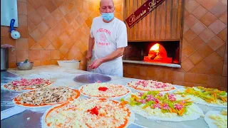 Street Food in Italy 🇮🇹 ROME’S #1 PIZZA at Ai Marmi + ITALIAN STREET FOOD in Roma!
