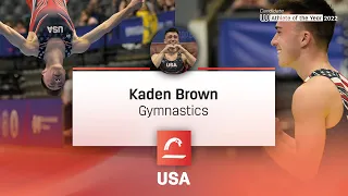 The World Games Athlete of the Year 2022 - Gymnastics - Kaden Brown