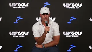 Brooks Koepka and the "punishment workouts" |  Winner Press Conference 2024 LIV Golf Singapore