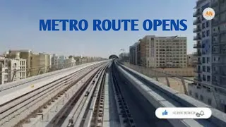 Dubai metro route opens to public