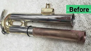 What happens when you ultrasonic clean an Trumpet?