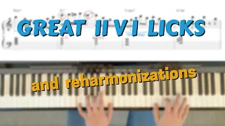 Major II V I & Turn Around Licks