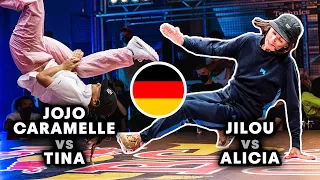 Jojo Caramelle vs. Tina & Jilou vs. Alicia | Red Bull BC One Cypher Germany 2021