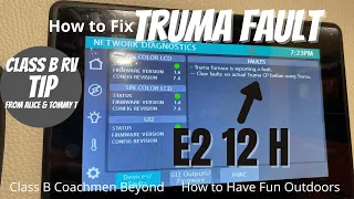 How to fix a Truma Fault E2 12 H