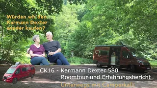 Karmann Dexter 580 Roomtour durch unser Wohnmobil und Erfahrungsbericht nach einem Jahr