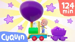 Colorful Train and more educational videos for kids with Cuquin