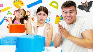 Nastya and Friends at School Help each other win the Challenge | Nastya Artem Mia