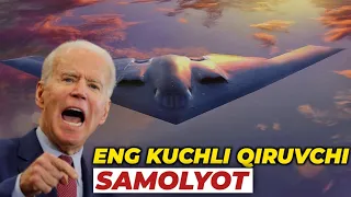 AQSHNING KUCHLI, KO'RINMAS VA ENG QIMMAT QIRIVCHI SAMALIYOTI NORTHROP B 2 SPIRIT