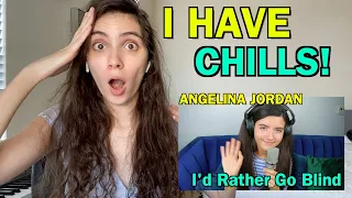 MUSICIAN REACTS TO Angelina Jordan SINGING I'd Rather Go Blind - Etta James *I GOT CHILLS*