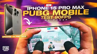 iPhone 15 Pro Max 🔥🔥 PUBG MOBILE 90 FPS 🔥🔥🔥