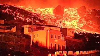 Lava VOLCÁNICA arrasa pueblo en España (Erupción Volcán de LA PALMA) Noticias