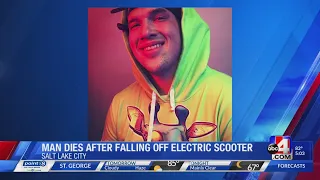 Man dies after falling off an electric scooter